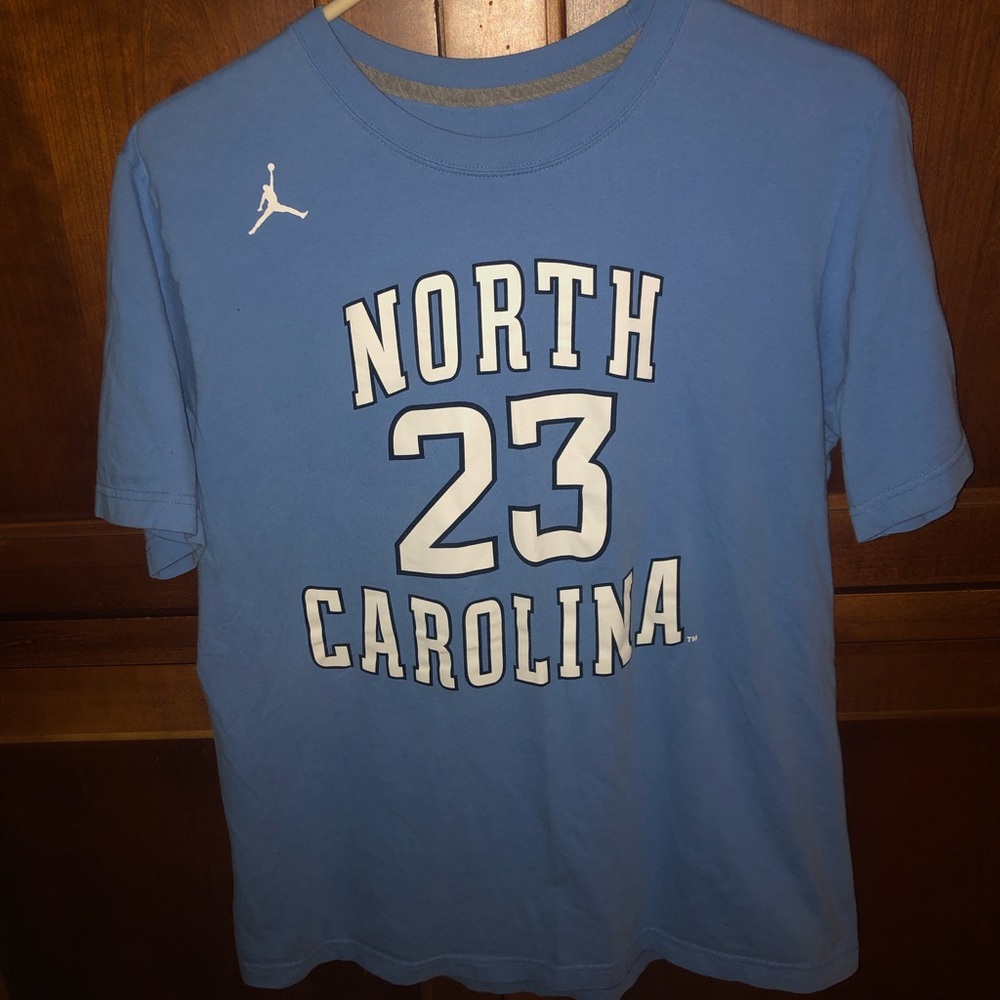 Blue North Carolina Michael Jordan t-shirt